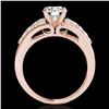 Image 2 : 1.40 ctw Certified Diamond Solitaire Ring 10k Rose Gold - REF-190R9K