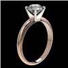 Image 3 : 1.57 ctw Certified Quality Diamond Engagment Ring 10k Rose Gold - REF-271Y8X