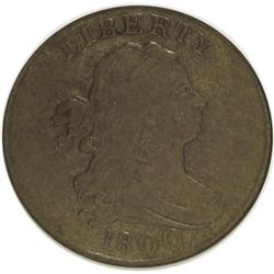 1800 1/2 C --Cleaned--ANACS. XF40 Details. NGC Census: