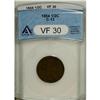Image 1 : 1804 1/2 C Plain 4, No Stems VF30 ANACS. C-13. NGC