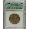 Image 1 : 1836 1C AU58 ICG. NGC Census: (18/81). PCGS Popula