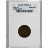 Image 1 : 1866 1C --Corroded--ANACS. AU58 Details. NGC Census