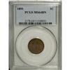 Image 1 : 1891 1C MS64 Brown PCGS. PCGS Population (19/4). N