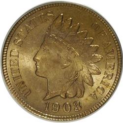 1903 1C MS65 Red PCGS. PCGS Population (175/58). NGC C