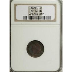 1882 1C PR66 Brown NGC. NGC Census: (37/5). PCGS P