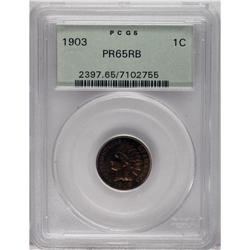 1903 1C PR65 Red and Brown PCGS. PCGS Population (