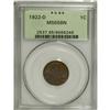 Image 1 : 1922-D 1C MS65 Brown PCGS. PCGS Population (5/0).