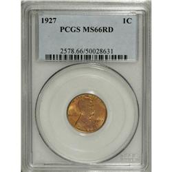 1927 1C MS66 Red PCGS. PCGS Population (162/25). N