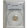 Image 1 : 1853 3CS MS64 PCGS. PCGS Population (148/149). NGC