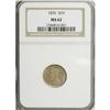 Image 1 : 1876 3CN MS62 NGC. NGC Census: (9/61). PCGS Popula