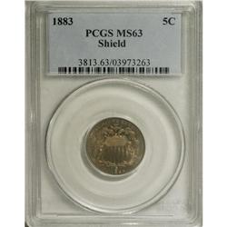 1883 5C MS63 PCGS. PCGS Population (341/700). NGC