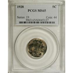 1928 5C MS65 PCGS. PCGS Population (414/165). NGC