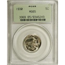1930 5C MS65 PCGS. PCGS Population (885/259). NGC