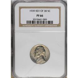 1939 5C Reverse of 1940 PR66 NGC. NGC Census: (0/0). P