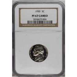 1950 5C PR67 Cameo NGC. NGC Census: (46/6). PCGS P