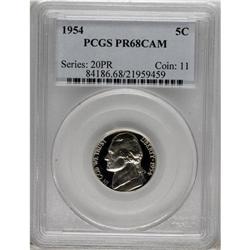 1954 5C PR68 Cameo NGC. NGC Census: (88/45). PCGS