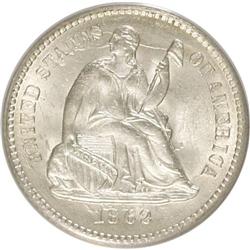 1862 H10C MS64 PCGS. PCGS Population (104/117). NGC Ce