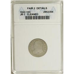 1822 10C --Cleaned--ANACS. Fair 2 Details. NGC Census:
