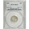 Image 3 : 1887 10C MS64 PCGS. PCGS Population (146/86). NGC Cens