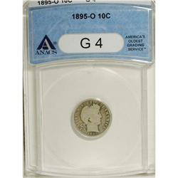 1895-O 10C G4 ANACS. NGC Census: (11/158). PCGS Po