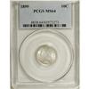1899 10C MS64 PCGS. PCGS Population (75/36). NGC Censu