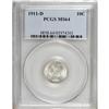 Image 1 : 1911-D 10C MS64 PCGS. PCGS Population (52/88). NGC