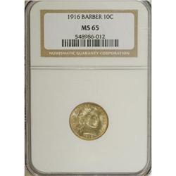 1916 10C MS65 NGC. NGC Census: (108/39). PCGS Popu