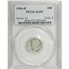 Image 3 : 1916-D 10C AG3 PCGS. PCGS Population (780/1866). NGC C
