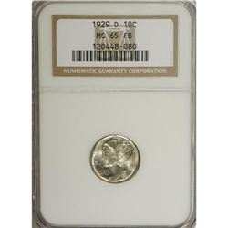1929-D 10C MS65 Full Bands NGC. NGC Census: (205/7