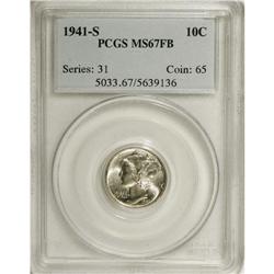 1941-S 10C MS67 Full Bands PCGS. PCGS Population (