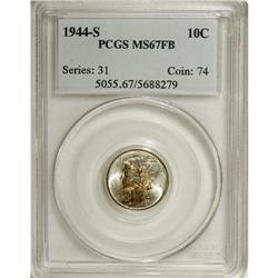 1944-S 10C MS67 Full Bands PCGS. PCGS Population (