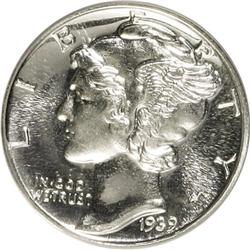 1939 10C PR67 PCGS. PCGS Population (426/30). NGC