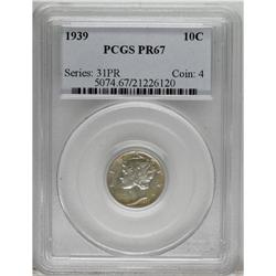 1939 10C PR67 PCGS. PCGS Population (426/30). NGC