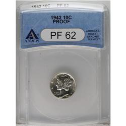 1942 10C PR62 ANACS. NGC Census: (8/3286). PCGS Po