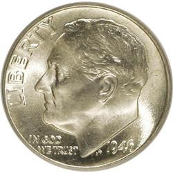 1946-D 10C MS67 Full Bands PCGS. PCGS Population (48/0