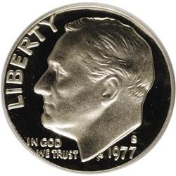 1977-S 10C PR70 Deep Cameo PCGS. PCGS Population (90/0