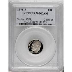 1978-S 10C PR70 Deep Cameo PCGS. PCGS Population (