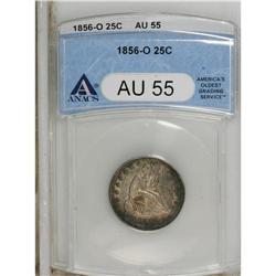 1856-O 25C AU55 ANACS. NGC Census: (5/28). PCGS Po