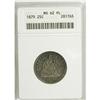 Image 1 : 1879 25C MS62 ANACS. NGC Census: (9/157). PCGS Populat
