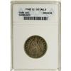 Image 1 : 1884 25C --Damaged--ANACS. Fine 12 Details. NGC Cen