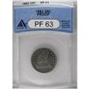 Image 3 : 1882 25C PR63 ANACS. NGC Census: (38/160). PCGS Popula