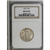 Image 1 : 1923 25C MS62 Full Head NGC. NGC Census: (5/77). P