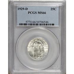 1929-D 25C MS66 PCGS. PCGS Population (41/1). NGC