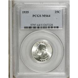 1935 25C MS64 PCGS. PCGS Population (521/1386). NG