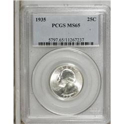1935 25C MS65 PCGS. PCGS Population (781/605). NGC
