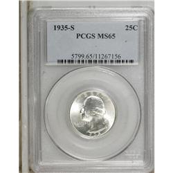 1935-S 25C MS65 PCGS. PCGS Population (382/211). N