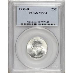1937-D 25C MS64 PCGS. PCGS Population (656/931). N
