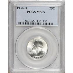 1937-D 25C MS65 PCGS. PCGS Population (687/244). N