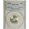Image 1 : 1947-S 25C MS67 PCGS. PCGS Population (125/3). NGC