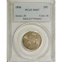 1956 25C MS67 PCGS. PCGS Population (99/2). NGC Ce
